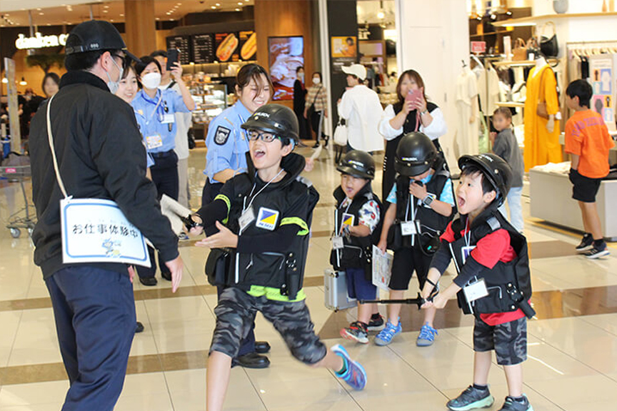 不審者に遭遇！練習の成果を発揮し大きな声で威嚇します