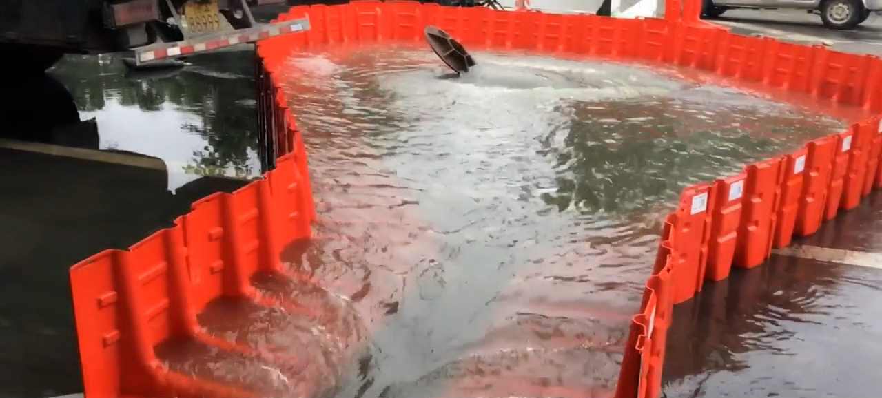 組み合わせ式簡易止水板