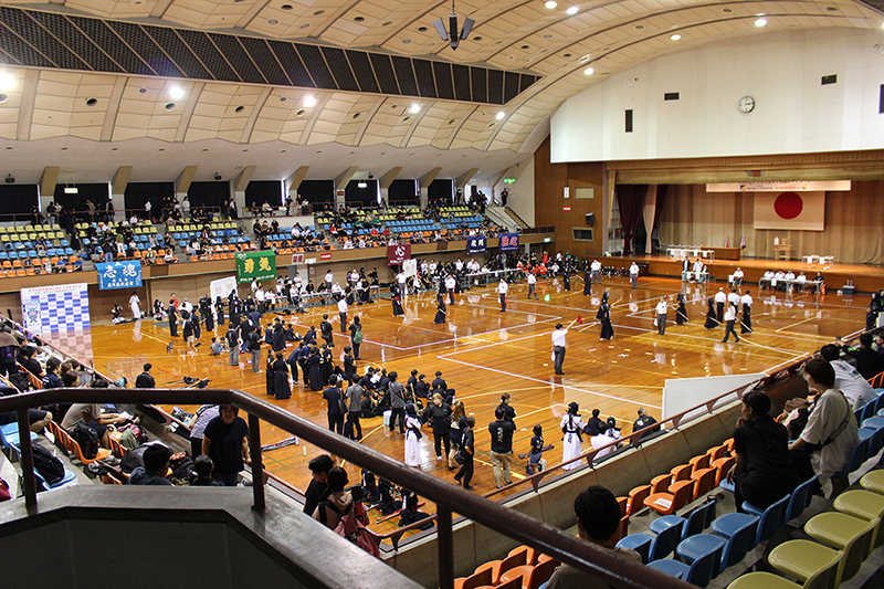 試合場（鹿児島県総合体育センター体育館）